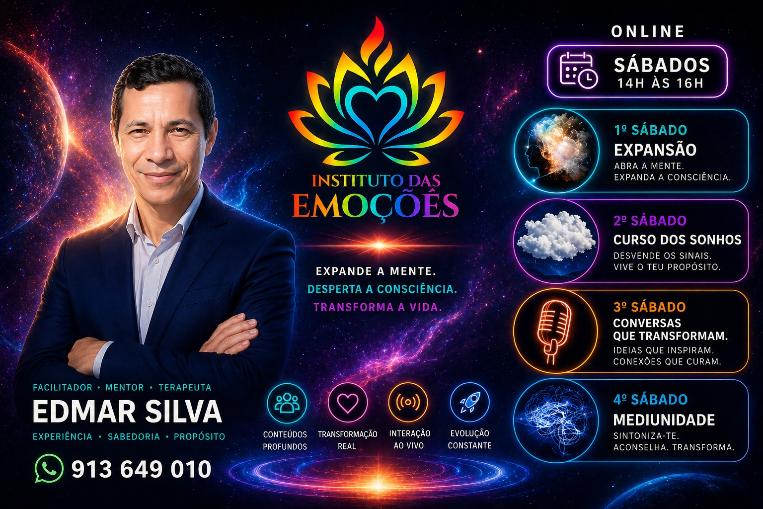 Agenda online de cursos com Edmar Silva