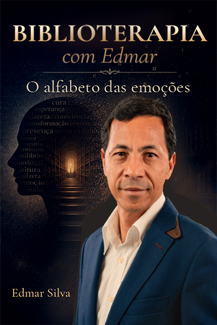 Capa do livro Biblioterapia com Edmar — O alfabeto das emoções